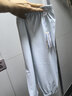 拉比（Labi Baby）儿童防蚊裤春夏季冰丝裤凉感束脚裤男童女童运动裤防晒裤UPF50+ 浅蓝色 100 实拍图