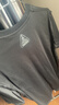 拇指白小T【水光魔术】二代三防短袖T恤春夏新款纯棉经典上衣 墨黑男 M 实拍图