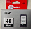 佳能（Canon）PG-48 黑色墨盒(适用E478/E478R/E3480/E418/E4280/E4580) 实拍图
