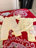 贝瑞加（Babyprints）宝宝连体衣2件装婴儿四季内衣纯棉爬服薄款哈衣柔软家居睡衣 黄66 实拍图