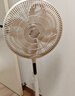 美的（Midea）【飓风节能】七叶柔风立式电风扇/家用轻音落地扇/台式小型风扇/大风力遥控定时摇头风扇 SAH35BSJ 实拍图