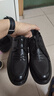 红蜻蜓真皮正品皮鞋头层牛皮轻便软底男士商务休闲皮鞋WJA33220 黑色 41 实拍图