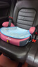 bebelock儿童安全座椅增高垫3-12岁便携式简易车载宝宝坐垫isofix硬接口 樱花粉-isofix硬接口款 实拍图