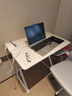 汤能优品电脑桌台式家用电竞游戏桌简约卧室书桌办公学习桌学生写字小桌子 【桌椅套装】暖白80CM+乳胶椅 实拍图
