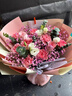 馨仪鲜花速递玫瑰向日葵康乃馨花束生日礼物全国同城配送 康乃馨玫瑰混搭花束 实拍图