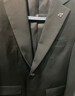 海澜之家（HLA）西服套装男春秋新轻商务经典系列西装套装父亲节礼物 黑色02【西服+西裤】 2XL 180/100B推荐152~170斤 实拍图