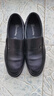 蜘蛛王男士皮鞋一脚蹬春秋商务休闲皮鞋真皮中老年爸爸鞋 48475 黑色 40 实拍图