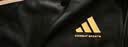 阿迪达斯（adidas）外套男女春季跑步运动立领拉链夹克外套运动服 黑/金 M 实拍图