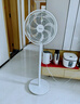美的（Midea）【品质推荐】七叶轻音柔风电风扇/家用省电落地扇/台式电扇/广角摇头节能宿舍小型风扇 SAE35CA 实拍图
