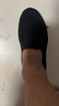传统老北京布鞋软底防滑男士单鞋一脚蹬休闲黑布鞋舒适透气工作鞋 黑色 42 【鞋内长26CM】 实拍图