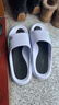回力运动抑菌男士拖鞋浴室内户外减震防滑凉拖鞋HL39651白黑色44-45码 实拍图