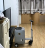爱尔威（Airwheel）电动行李箱可骑行智能拉杆箱可坐可代步20英寸登机箱 豪华版一银 实拍图