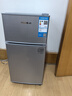 华宝小冰箱小型家用出租房用冷藏冷冻两用一级能效节能省电迷你宿舍寝室办公室二门电冰箱 【一级能效】68L银色【全国联保】 实拍图