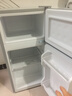 HYUNDAI（韩国现代）小冰箱迷你小型家用冷藏冷冻宿舍出租房办公室双开门二门电冰箱节能省电 80L银【行业TOP+日销过百】 实拍图