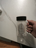富光双层玻璃杯商务泡茶杯子 大容量男女耐热办公水杯带把黑色320ml 实拍图