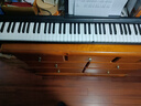 特伦斯电子琴88键折叠琴成人儿童初学电钢键盘教学乐器V10便携钢琴 V10典雅黑+延音踏板 实拍图