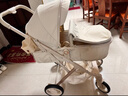 ANGI BABY婴儿推车可坐可躺婴儿车轻便折叠新生儿减震高景观双向儿童手推车 星釉流光白【全新升级】PU橡胶轮 实拍图