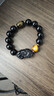 石传百世天然黑曜石招财貔貅手串转运护身符补水手链送男友生日纪念礼物 实拍图