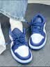 耐克NIKE男子运动鞋AIR JORDAN 1 LOW篮球鞋553558-404蓝/藏青44 实拍图