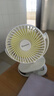 赛亿蓄电款USB小风扇电风扇小电扇小台扇办公室宿舍床头车载用多功能台夹壁挂扇迷你便携小型风扇 实拍图