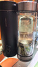 希诺双层玻璃杯磁吸式茶水分离杯子男高档茶杯水杯XN-7013本色 370mL 实拍图