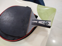 红双喜DHS狂飚乒乓球拍直拍双面反胶弧圈结合快攻4星H4006含拍套乒乓球 实拍图