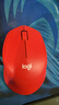 罗技（Logitech）M280 M275无线鼠标 笔记本电脑商务办公鼠标人体工学鼠标USB右手鼠标舒适多彩 带无线2.4G接收器 【马到成功】M280新年红 实拍图
