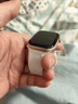 Apple/苹果 Watch S11 智能手表GPS款42毫米玫瑰金色铝金属表壳淡桃粉色运动型表带S/M MEUN4CH/B 实拍图