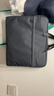 得力（deli）公文包加厚立体办公手提袋会议包事务包商务拉链袋电脑包公文包便携手提袋生日礼物 灰色新老随机 实拍图
