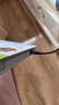 秋叶原（CHOSEAL）USB2.0转Mini USB数据线 平板移动硬盘行车记录仪键盘相机摄像机T型口充电连接线 1米 QS5308T1 实拍图