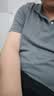 迪卡侬polo衫男夏短袖T恤纯棉透气纯色全棉深灰175/92A/M-4216838 实拍图