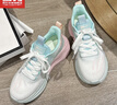 回力官方女鞋休闲运动鞋女春季新款软底舒适鞋子女 白绿粉 38 实拍图