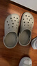 卡骆驰（CROCS）贝雅洞洞鞋男鞋女鞋轻便耐磨一脚蹬拖鞋休闲鞋百搭花园鞋|10126 卵石色-2V3 41 /42(260mm) 实拍图