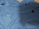京东京造【10A抗菌】50支棉莫代尔凉感睡衣男睡衣短袖T恤家居服雾霾蓝2XL 实拍图