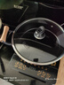 铁仕达（Telssida）木柄双耳加厚铸铁锅烙饼锅老式生铁锅无涂层平底锅不粘煎锅饼铛 实拍图