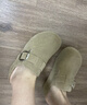 百思图七夕礼物开心果休闲包头懒人厚底勃肯鞋半拖外穿女拖鞋 实拍图