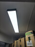 得焺 办公室吊灯LED长条灯会议室办公灯吊线灯写字楼商场健身商业照明 黑色直角120cm*20cm-48W白光 实拍图