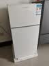 HYUNDAI（韩国现代）小冰箱迷你小型家用冷藏冷冻宿舍出租房办公室双开门二门电冰箱节能省电 80L白【行业热卖+日销过百】 实拍图