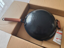 三禾炒锅不粘锅0涂层铁锅炒菜锅炒锅不锈燃气专用黑色圆底京东限定 实拍图