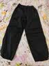 骆驼（CAMEL）直筒梭织工装长裤女防泼水百搭伞兵裤 C24CA6L6619 幻影黑 S 实拍图