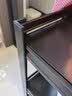 京箭 厨房置物架落地微波炉烤箱架子货架家用客厅仓储储物架收纳架 加厚碳钢带围栏三层 高80CM 长60宽30 实拍图