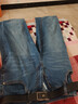 罗蒙（ROMON）牛仔裤男春夏季商务休闲裤子男士宽松直筒长裤 浅蓝色 32 实拍图