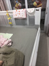 丸丫K2婴儿床围栏宝宝防摔护栏床边档板免打孔三面简灰1.8+2+2+床单 实拍图