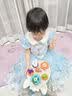 COOKSS婴幼儿益智忙碌板宝宝精细动作训练火箭忙碌球方向盘早教推车玩具 实拍图