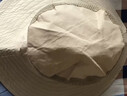 黛米安妮莎帽子男夏季遮阳帽男户外防晒帽男太阳帽渔夫钓鱼帽登山帽沙滩草帽 浅米色-帽檐9CM 均码 实拍图