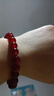 普陀山2026马年本命年红玛瑙手串女款红色天然玛瑙珠手链新年礼物 实拍图