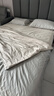 京东京造 60支长绒棉植素超柔贡缎 A类纯棉床单被套床上四件套 1.5米床 英伦灰 实拍图