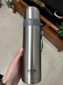 哈尔斯（HAERS） 哈尔斯保温杯304不锈钢男女学生儿童水杯500ML泡茶户外便携暖壶 500ML钢本色-304不锈钢 实拍图