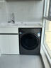 海尔滚筒洗衣机洗烘一体带烘干10KG 537超薄平嵌 525大筒 蓝盾除菌 商场同款 防生锈XQG100-HL58A1 实拍图