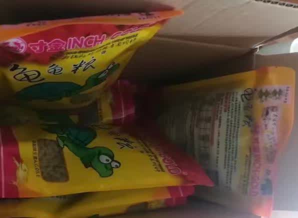 寸金（INCH-GOLD）经典龟龟粮量贩装 200g×6袋/盒 乌龟巴西龟 龟粮通用型  实拍图